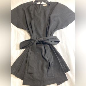 Daniel Cremieux Black Wrap Top